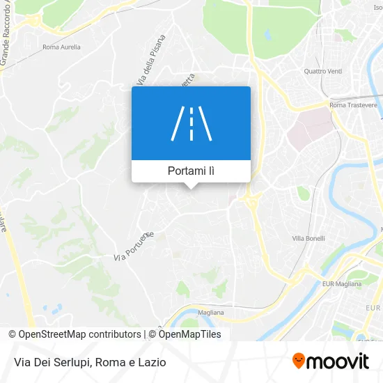 Mappa Via Dei Serlupi