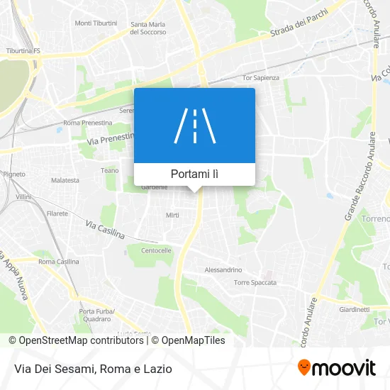 Mappa Via Dei Sesami