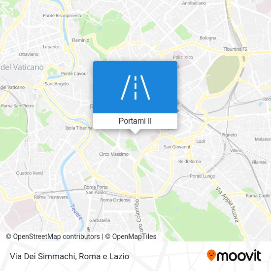 Mappa Via Dei Simmachi