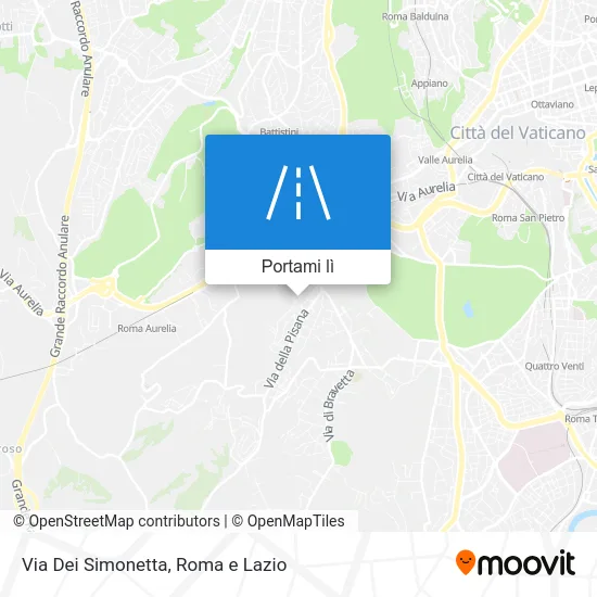 Mappa Via Dei Simonetta