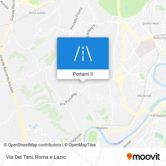 Mappa Via Dei Tani