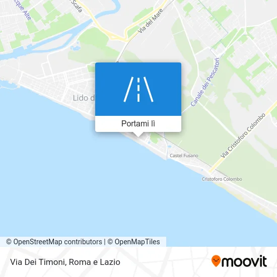 Mappa Via Dei Timoni