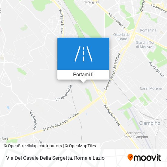 Mappa Via Del Casale Della Sergetta