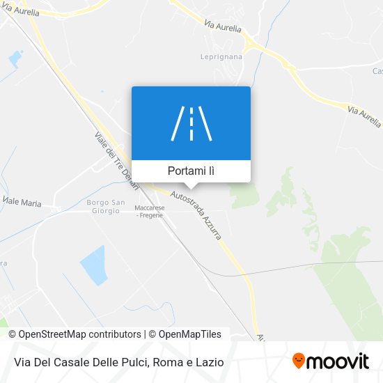 Mappa Via Del Casale Delle Pulci