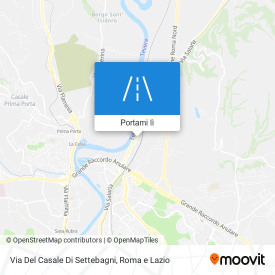 Mappa Via Del Casale Di Settebagni