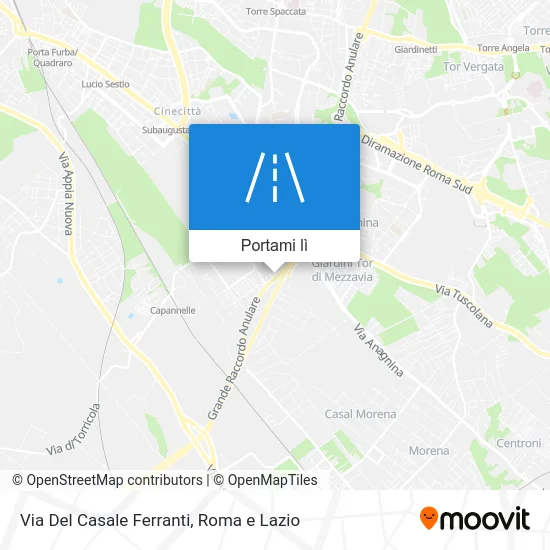 Mappa Via Del Casale Ferranti