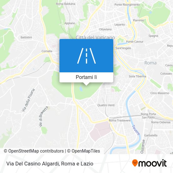 Mappa Via Del Casino Algardi