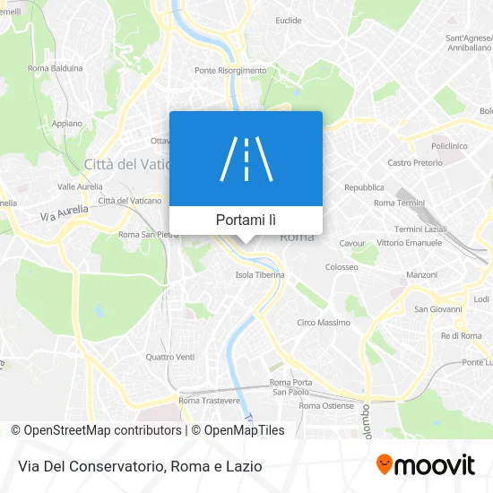 Mappa Via Del Conservatorio