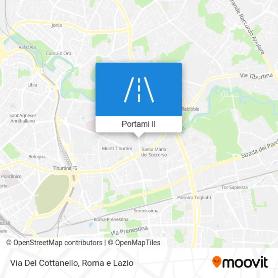 Mappa Via Del Cottanello