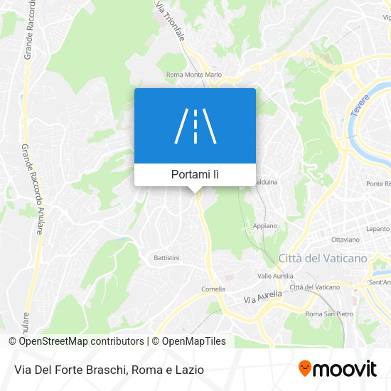 Mappa Via Del Forte Braschi