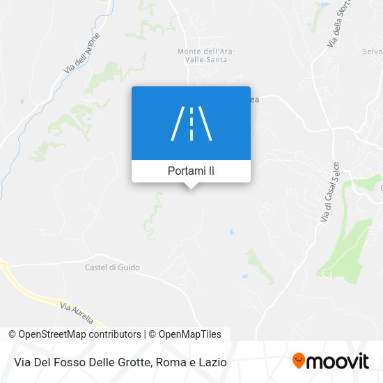 Mappa Via Del Fosso Delle Grotte