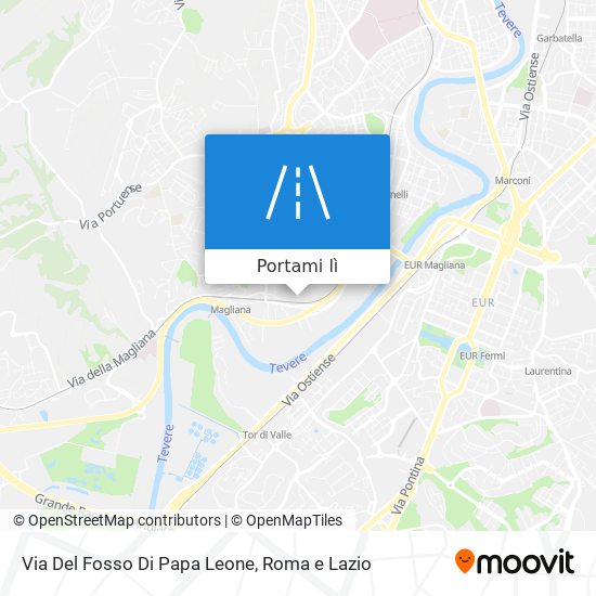 Mappa Via Del Fosso Di Papa Leone