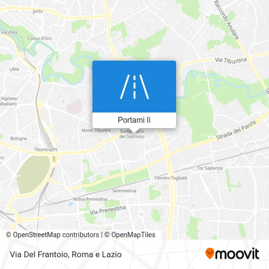 Mappa Via Del Frantoio