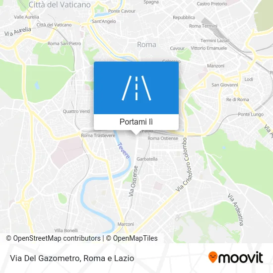 Mappa Via Del Gazometro