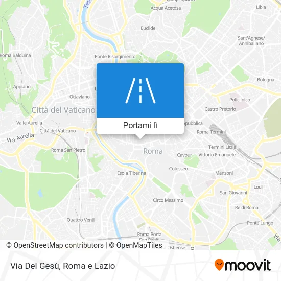Mappa Via Del Gesù