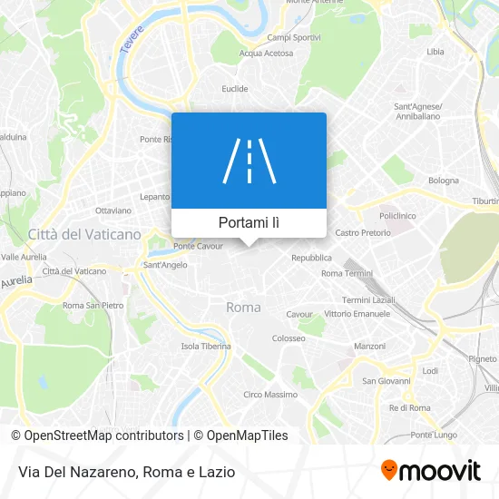 Mappa Via Del Nazareno