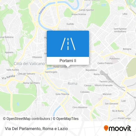 Mappa Via Del Parlamento