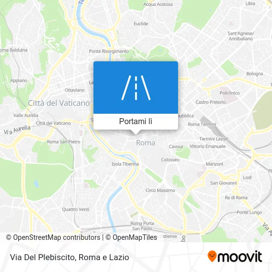 Mappa Via Del Plebiscito