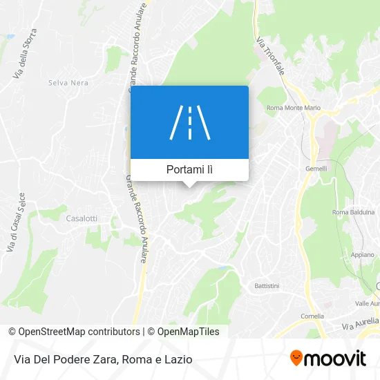 Mappa Via Del Podere Zara