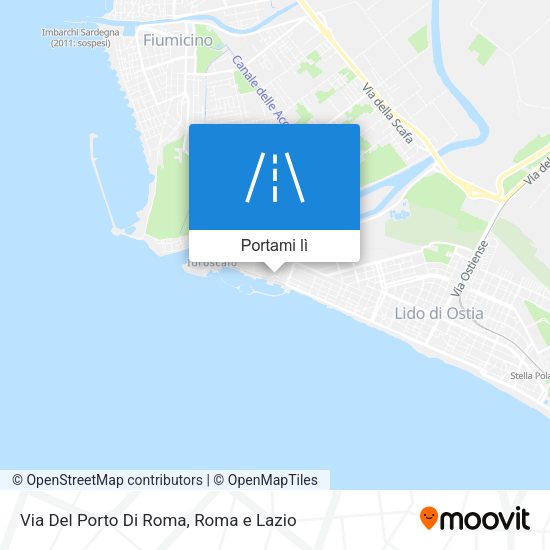 Mappa Via Del Porto Di Roma
