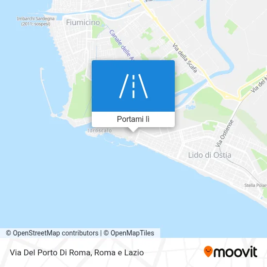 Mappa Via Del Porto Di Roma