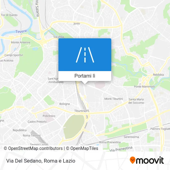 Mappa Via Del Sedano