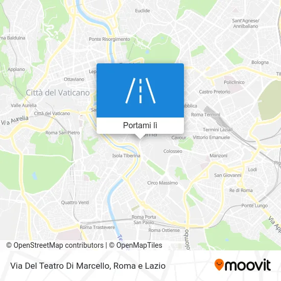 Mappa Via Del Teatro Di Marcello