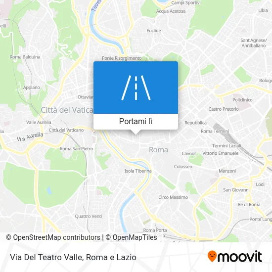 Mappa Via Del Teatro Valle