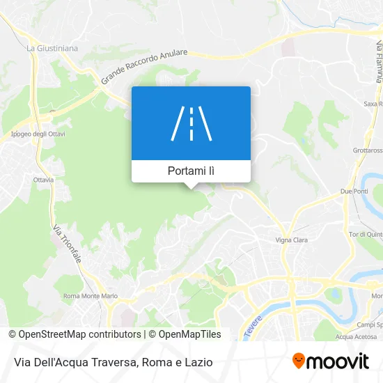 Mappa Via Dell'Acqua Traversa