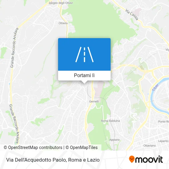 Mappa Via Dell'Acquedotto Paolo