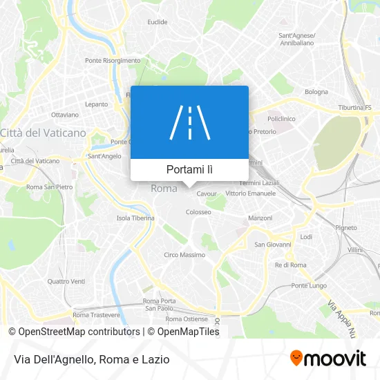 Mappa Via Dell'Agnello