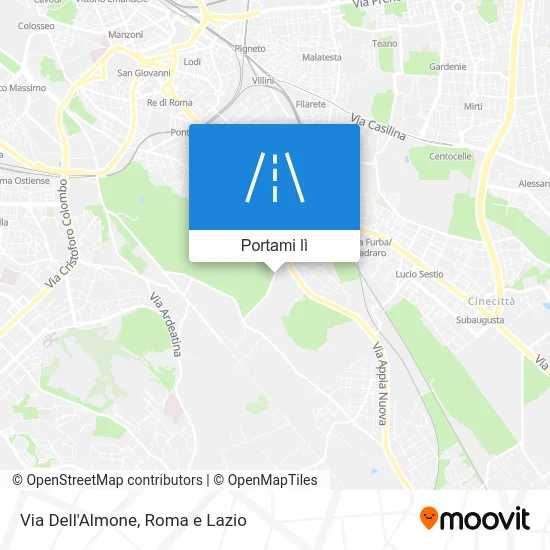 Mappa Via Dell'Almone
