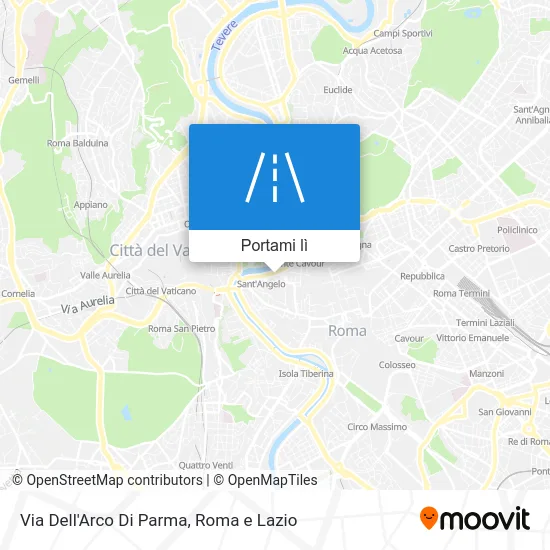 Mappa Via Dell'Arco Di Parma