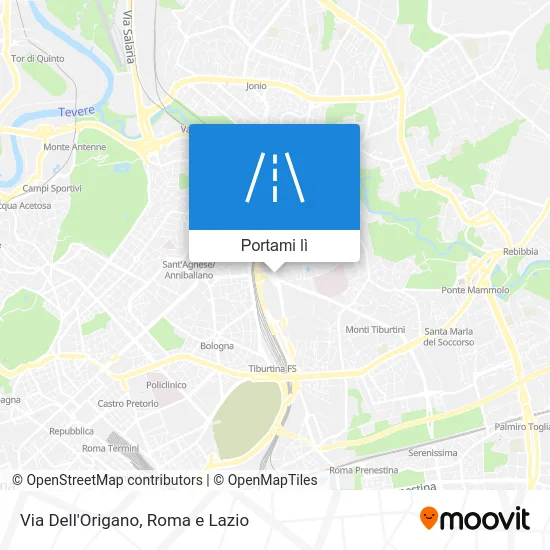 Mappa Via Dell'Origano