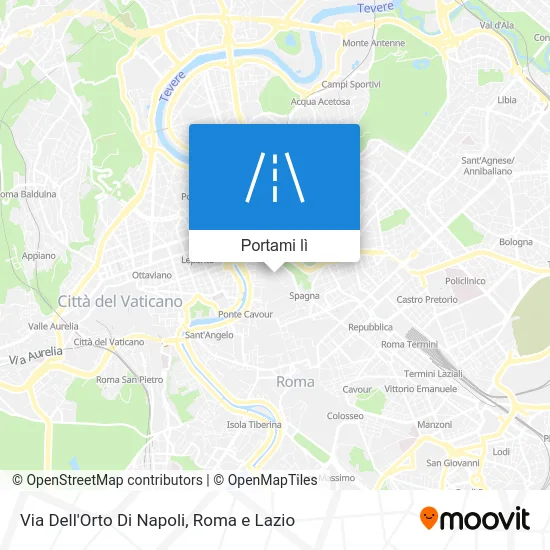 Mappa Via Dell'Orto Di Napoli