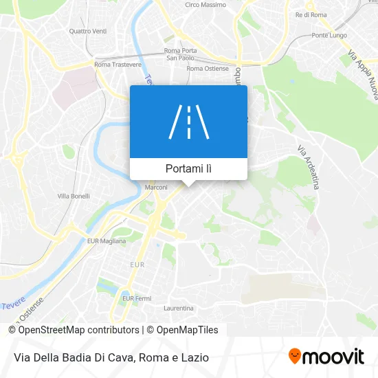 Mappa Via Della Badia Di Cava