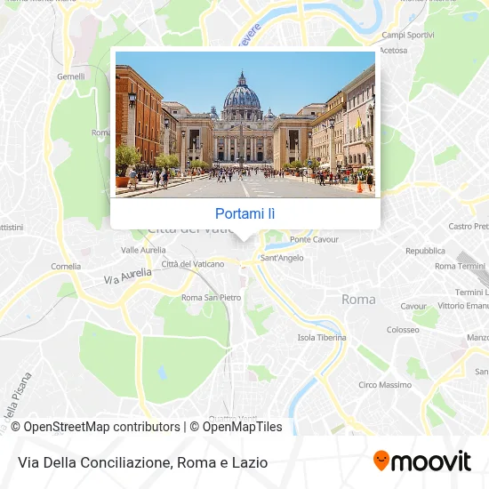Mappa Via Della Conciliazione