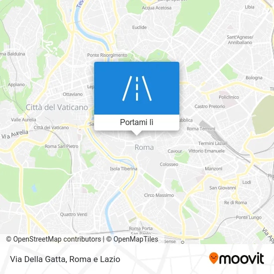 Mappa Via Della Gatta