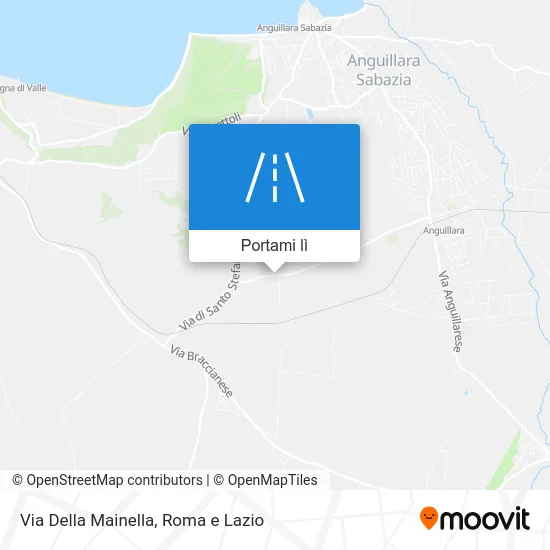 Mappa Via Della Mainella