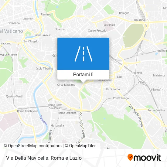 Mappa Via Della Navicella