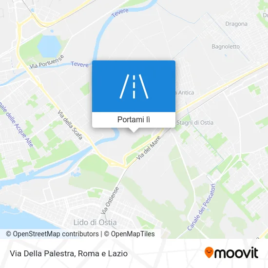 Mappa Via Della Palestra