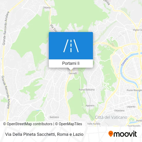 Mappa Via Della Pineta Sacchetti