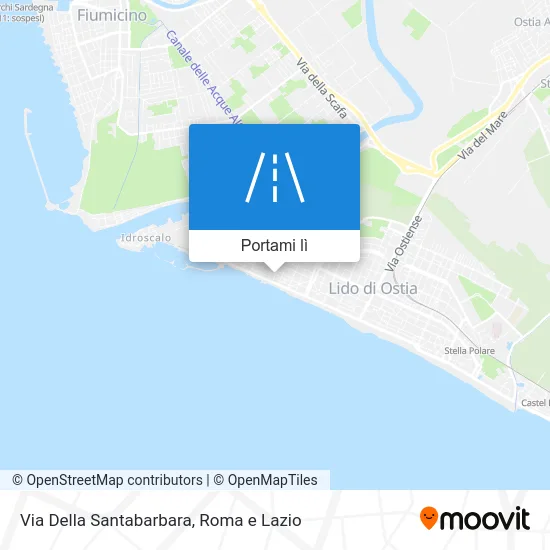 Mappa Via Della Santabarbara