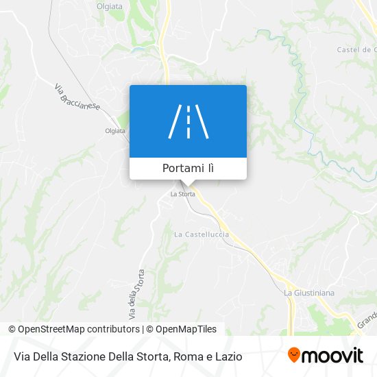 Mappa Via Della Stazione Della Storta