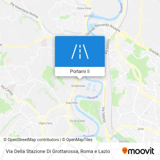 Mappa Via Della Stazione Di Grottarossa