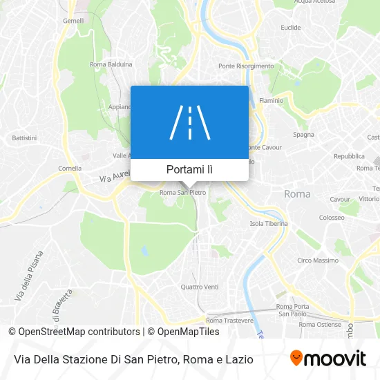 Mappa Via Della Stazione Di San Pietro