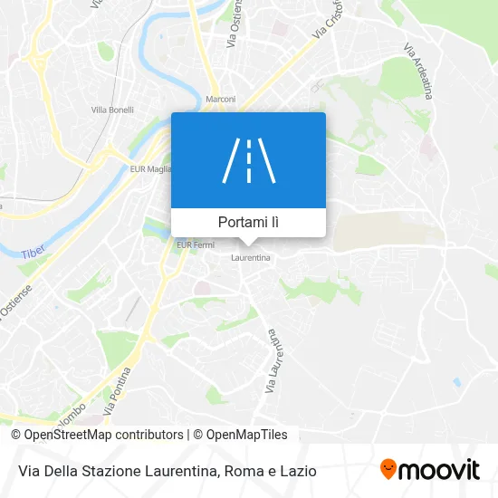 Mappa Via Della Stazione Laurentina