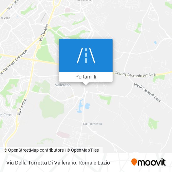 Mappa Via Della Torretta Di Vallerano