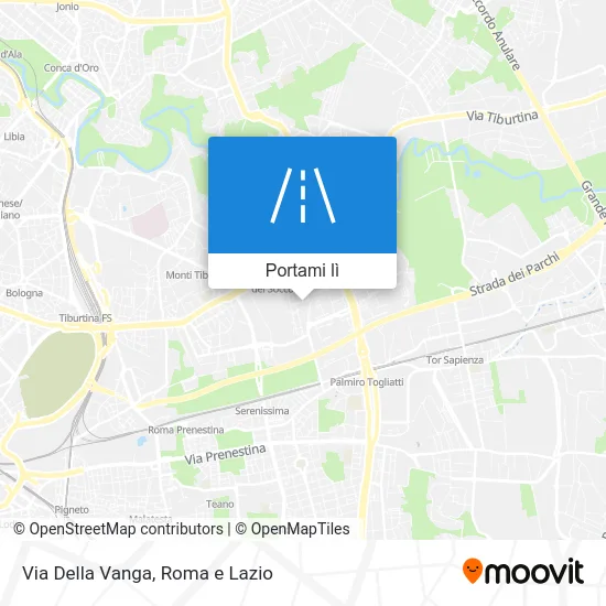 Mappa Via Della Vanga