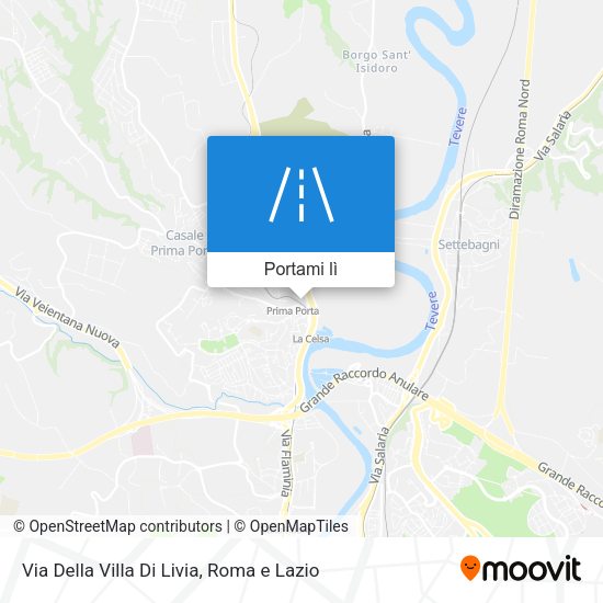 Mappa Via Della Villa Di Livia